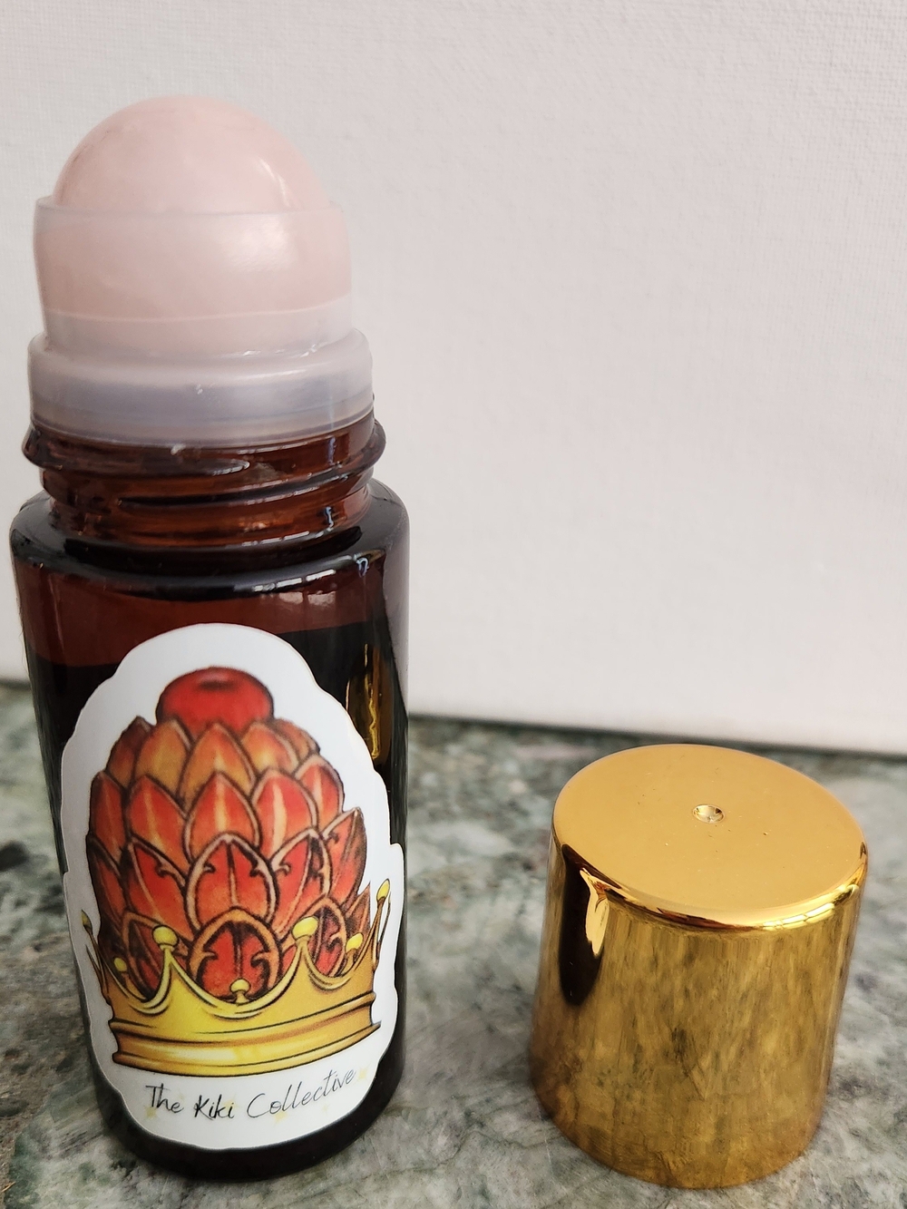 Castor Oil roll on - Organic - Rose Quartz